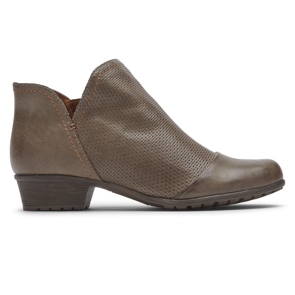 Rockport Støvler Dame Grå - Cobb Hill Gratasha V-Cut - CXZS02637